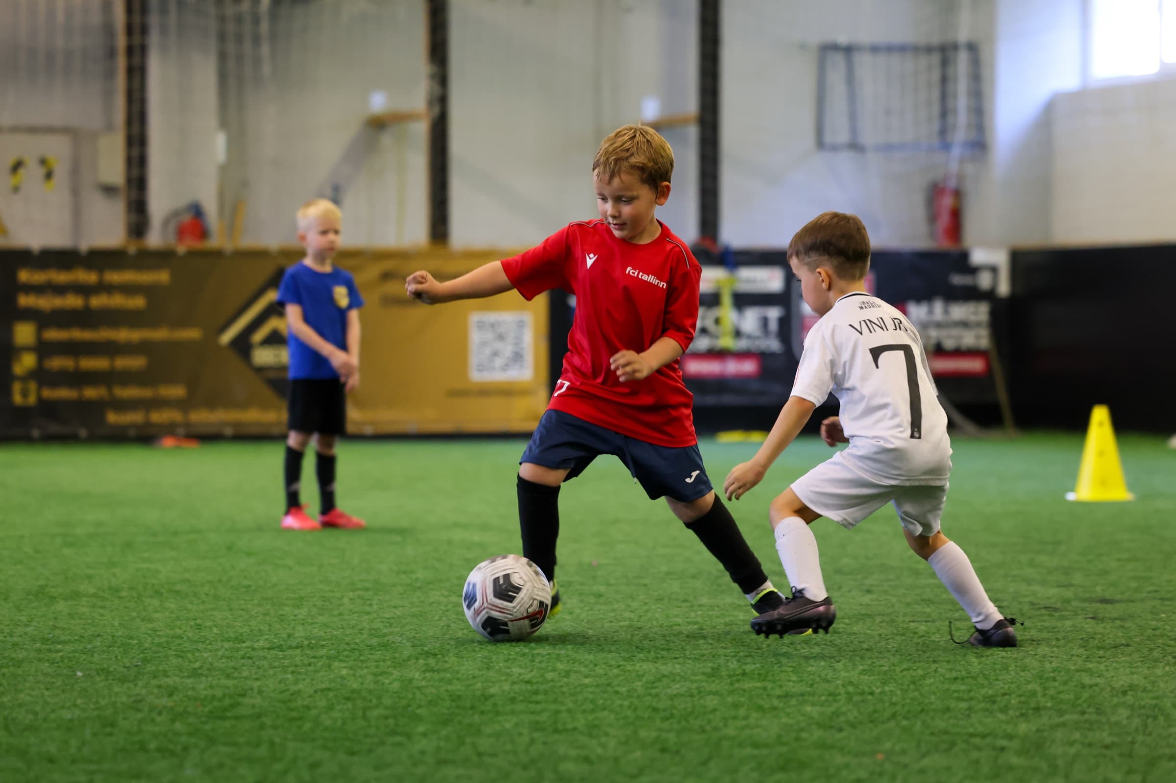 Kids in training at FCI Infonet school