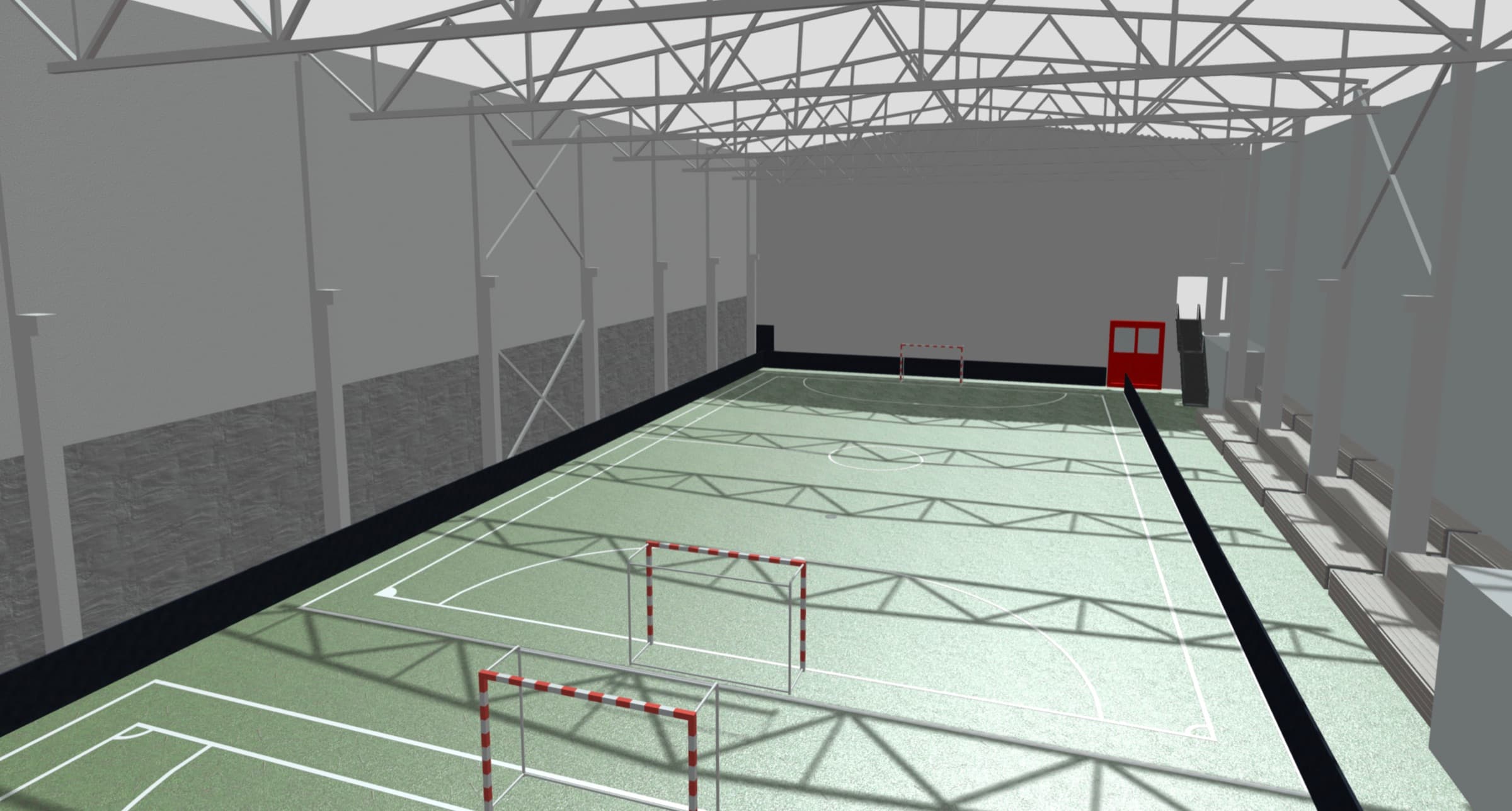 FCI Arena — two pitches overview